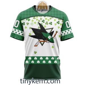 San Jose Sharks Hoodie Tshirt With Personalized Design For St Patrick Day2B6 HFCPS
