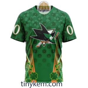 San Jose Sharks Shamrocks Customized Hoodie Tshirt Gift for St Patricks Day2B6 KyPvo