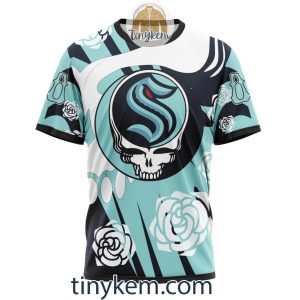 Seattle Kraken Customized Hoodie Tshirt With Gratefull Dead Skull Design2B6 ECaaf