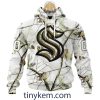 Ottawa Senators Customized Hoodie, Tshirt With White Winter Hunting Camo Design