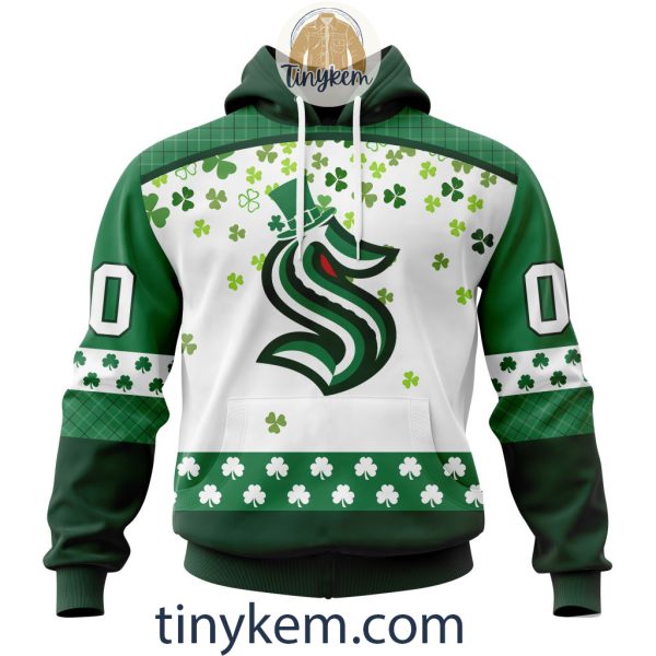 Seattle Kraken Hoodie, Tshirt With Personalized Design For St. Patrick Day