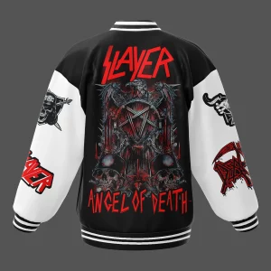 Slayer Baseball Jacket Angel Of Death2B3 xRY6g