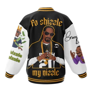 Snoop Dogg Baseball Jacket Fo Shizzle My Nizzle2B3 54Mwh
