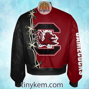 South Carolina Gamecocks Custom Name Bomber Jacket2B3 gjeTQ