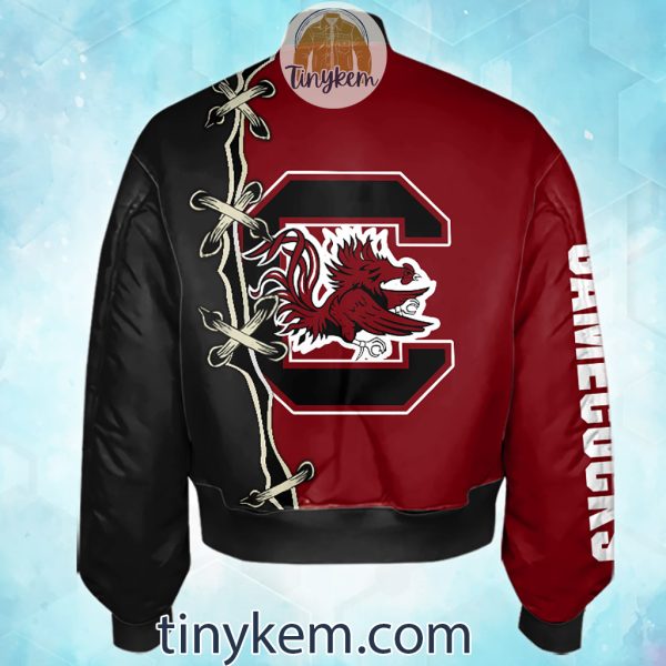 South Carolina Gamecocks Custom Name Bomber Jacket