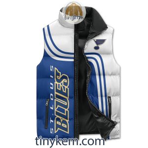 St Louis Blues Puffer Sleeveless Jacket All Together Now2B2 53uza