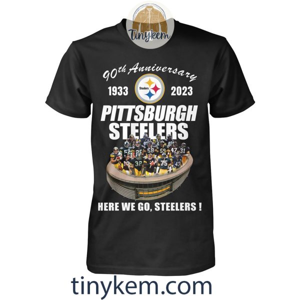 Steelers 90th Anniversary 1933-2023 Tshirt
