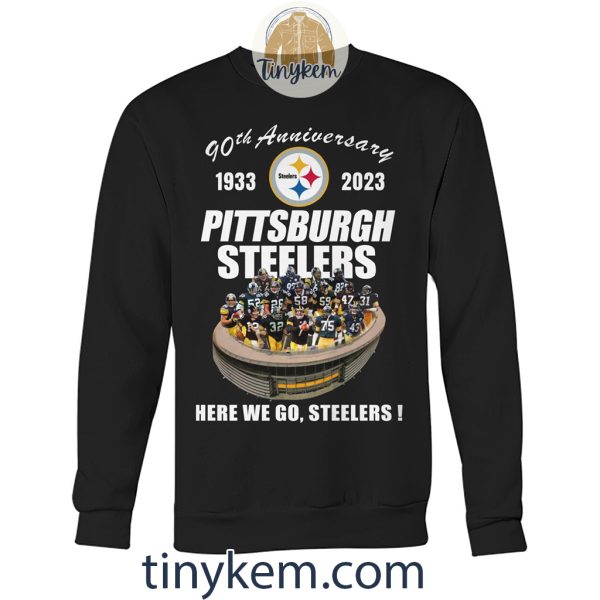 Steelers 90th Anniversary 1933-2023 Tshirt