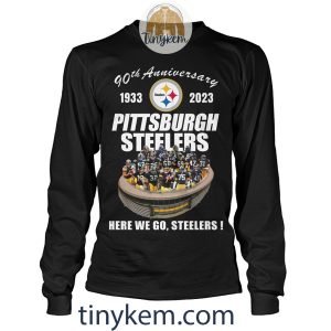 Steelers 90th Anniversary 1933 2023 Tshirt2B4 2HMOc