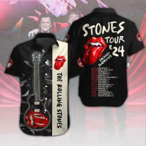 Stones Tour 24 Hackey Diamonds Hawaiian Shirt