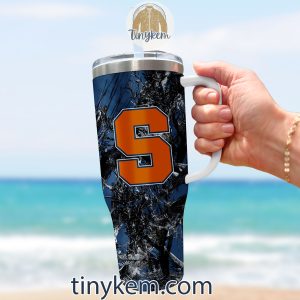 Syracuse Orange Realtree Hunting 40oz Tumbler2B3 7xe0Q