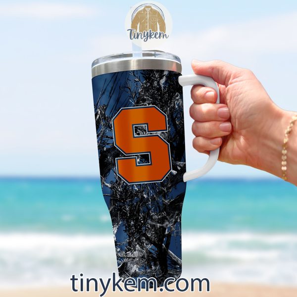 Syracuse Orange Realtree Hunting 40oz Tumbler