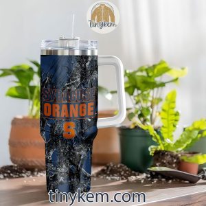 Syracuse Orange Realtree Hunting 40oz Tumbler2B4 ACMfX
