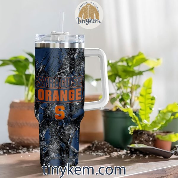 Syracuse Orange Realtree Hunting 40oz Tumbler