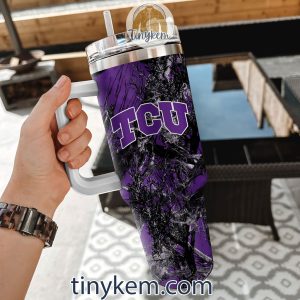 TCU Horned Frogs Realtree Hunting 40oz Tumbler2B2 vOs4o