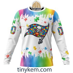 Tampa Bay Buccaneers Autism Tshirt Hoodie With Customized Design For Awareness Month2B4 E6dSg