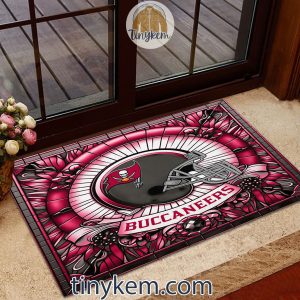 Tampa Bay Buccaneers Stained Glass Design Doormat