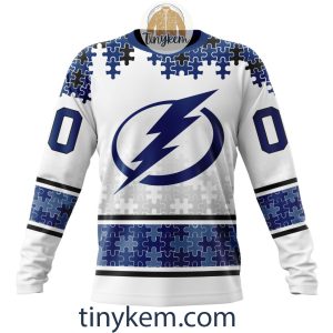 Tampa Bay Lightning Autism Awareness Customized Hoodie Tshirt Sweatshirt2B4 rPMj5