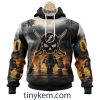 Pittsburgh Penguins Customized Hoodie, Tshirt With White Winter Hunting Camo Design