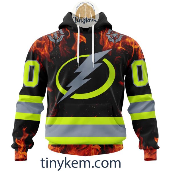 Tampa Bay Lightning Firefighters Customized Hoodie, Tshirt, Sweatshirt