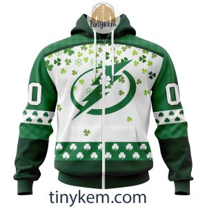 Tampa Bay Lightning Hoodie Tshirt With Personalized Design For St Patrick Day2B2 FIKki