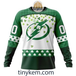 Tampa Bay Lightning Hoodie Tshirt With Personalized Design For St Patrick Day2B4 HqmXL