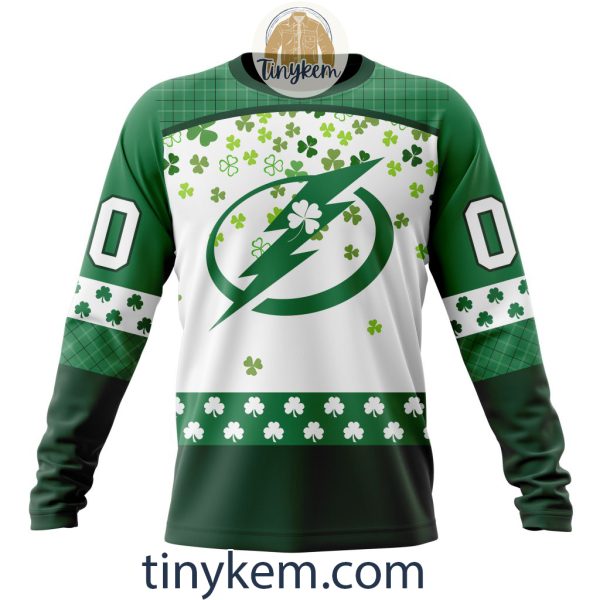 Tampa Bay Lightning Hoodie, Tshirt With Personalized Design For St. Patrick Day