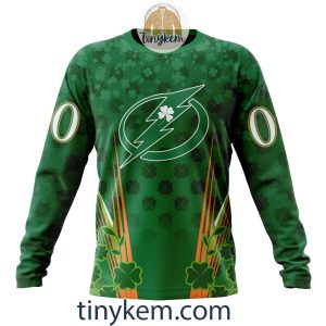 Tampa Bay Lightning Shamrocks Customized Hoodie Tshirt Gift for St Patricks Day2B4 bmJT0