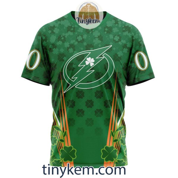 Tampa Bay Lightning Shamrocks Customized Hoodie, Tshirt: Gift for St Patrick’s Day