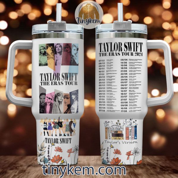 Taylor Swift 40 Oz Tumbler: The Eras Tour 2024