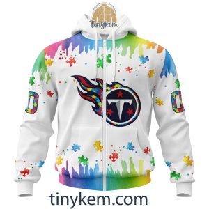 Tennessee Titans Autism Tshirt Hoodie With Customized Design For Awareness Month2B2 SsKr1