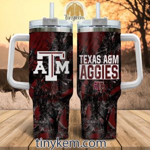 Texas A&M Aggies Realtree Hunting 40oz Tumbler