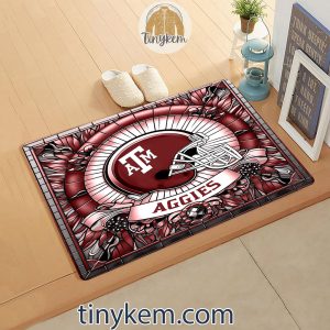 Texas A26M Aggies Stained Glass Design Doormat2B2 hjttj