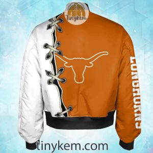 Texas Longhorns Custom Name Bomber Jacket2B3 rQFtQ