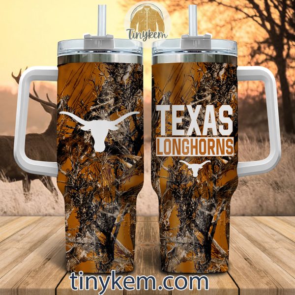 Texas Longhorns Realtree Hunting 40oz Tumbler