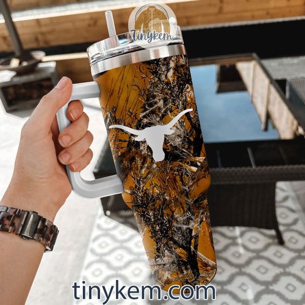 Texas Longhorns Realtree Hunting 40oz Tumbler