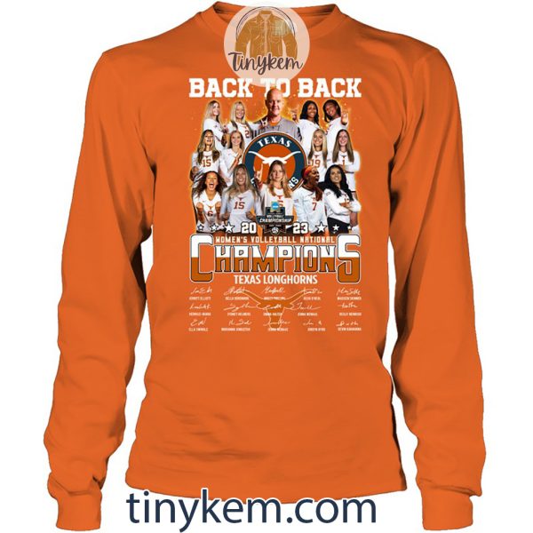 Texas Longhorns Women Volleyball Champions 2023 Tshirt