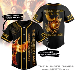 The Hunger Games Customized Baseball Jersey: The ballard of Songbirds and Snakes