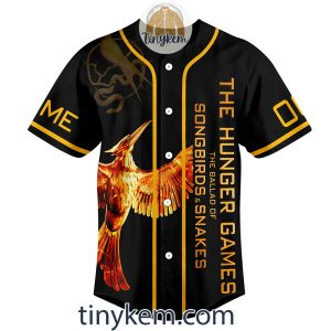The Hunger Games Customized Baseball Jersey The ballard of Songbirds and Snakes2B3 kDzpj