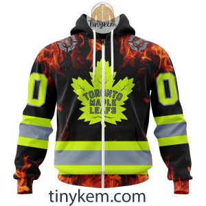 Toronto Maple Leafs Firefighters Customized Hoodie Tshirt Sweatshirt2B2 48PTR