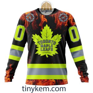 Toronto Maple Leafs Firefighters Customized Hoodie Tshirt Sweatshirt2B4 eD63V