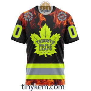 Toronto Maple Leafs Firefighters Customized Hoodie Tshirt Sweatshirt2B6 JpZeg