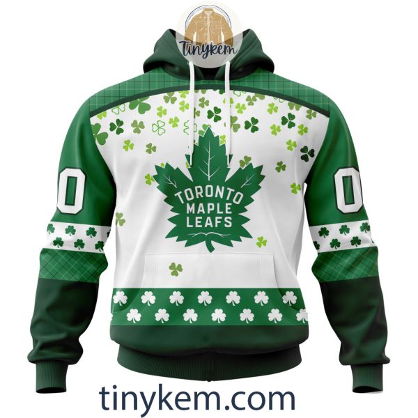 Toronto Maple Leafs Hoodie, Tshirt With Personalized Design For St. Patrick Day