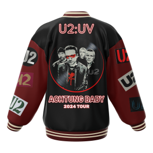 U2 Achtung Baby 2024 Tour Baseball Jacket2B2 121rz