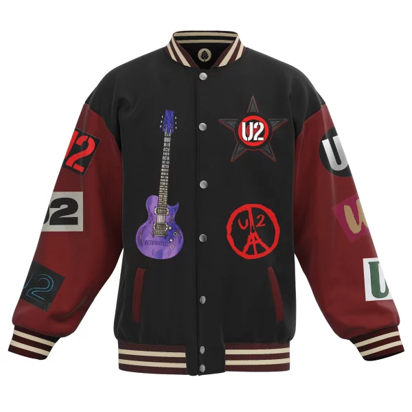 U2 Achtung Baby 2024 Tour Baseball Jacket