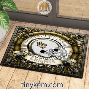 UCF Knights Stained Glass Design Doormat2B3 7xljo