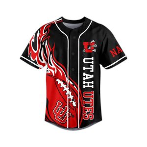 Utah Utes Baseball Jersey: Red Rocks