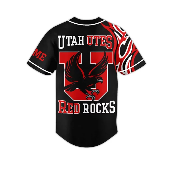 Utah Utes Baseball Jersey: Red Rocks