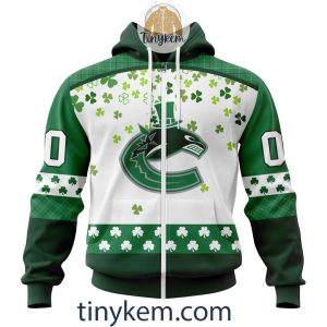 Vancouver Canucks Hoodie Tshirt With Personalized Design For St Patrick Day2B2 3oXjK