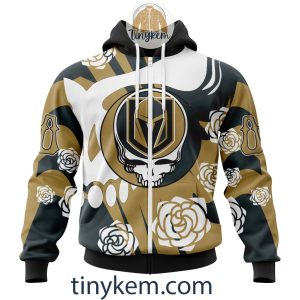 Vegas Golden Knights Customized Hoodie Tshirt With Gratefull Dead Skull Design2B2 ln1ei